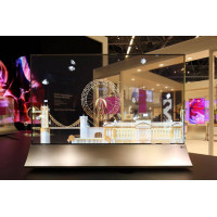 Прозрачный OLED-дисплей LG 55EW5F (FullHD 55") на выставке