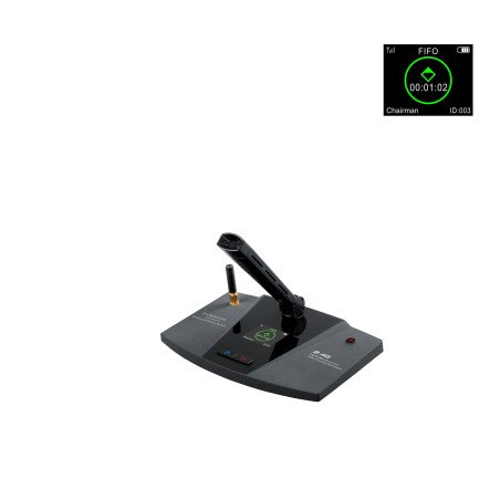 Микрофонный пульт председателя CleverMic DCS-E2401C (беспроводной, микрофон 140 мм)