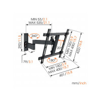 Крепления для дисплея Vogel's Professional WALL 3245 B (настенное 32-55 '') 