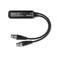 Dante AVIO Analog Input 2x0 адаптер для подключения к аудиосети Dante, 2 аналоговых линейных входа 