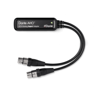 Dante AVIO Analog Input 2x0 адаптер для подключения к аудиосети Dante, 2 аналоговых линейных входа 